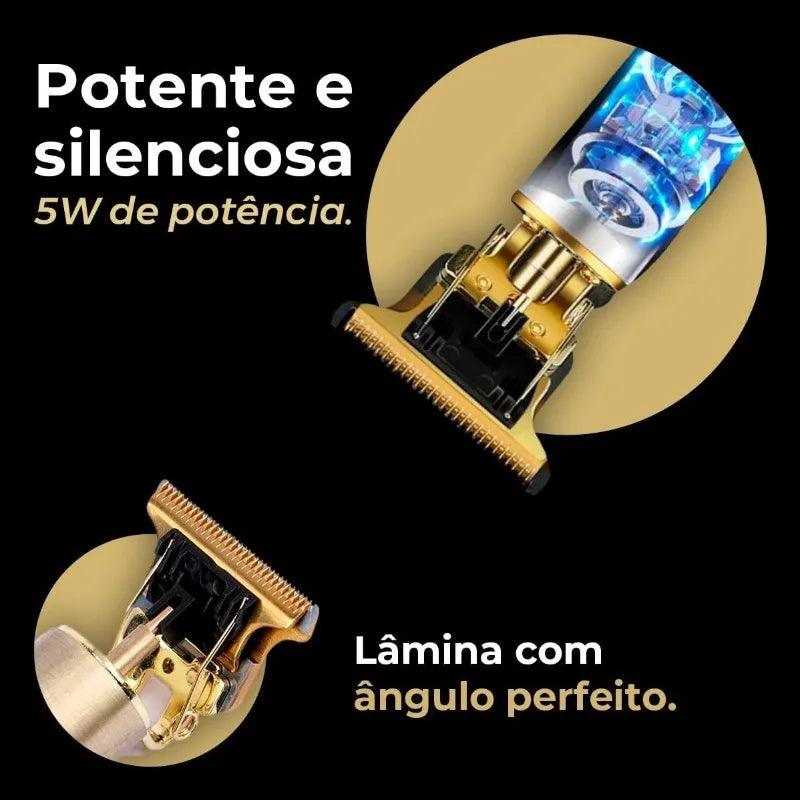 Novo Modelo DracoFade Pro® 2024 - Máquina para Cortes de Cabelo e Acabamento - Magazine Paulista