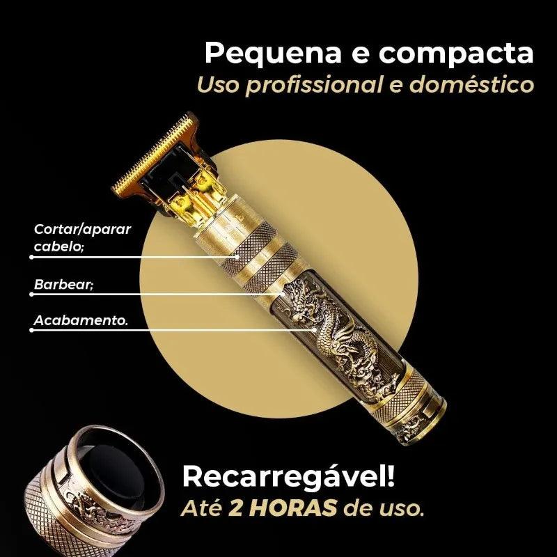 Novo Modelo DracoFade Pro® 2024 - Máquina para Cortes de Cabelo e Acabamento - Magazine Paulista